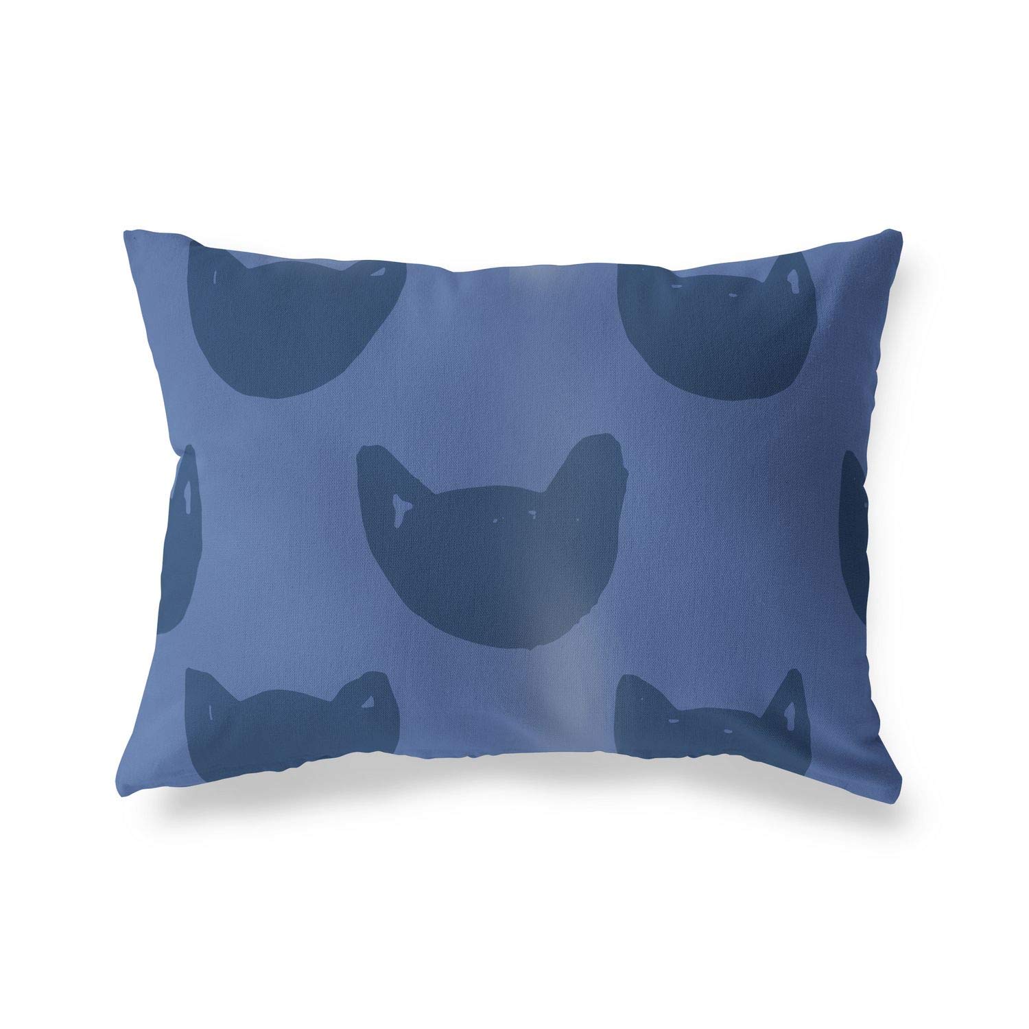 Bonamaison Decorative Cushion Cover Blue, Throw Pillow Covers, Home Decorative Pillowcases for Livingroom, Sofa, Bedroom, Size:35x50 Cm - Designed and Manufactured in Turkey