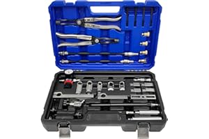 KTTOOL Universal Engine Valve Spring Compressor Stem Seal Removal Tool Fit for BMW VW Audi Mercedes.All-car Series Non-dismantling Cylinder Head Valve Oil Seal Tool