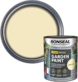 Ronseal Garden Paint Elderflower GPEF750 750ml High Solid Resists Cracking