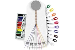 Choose Friendship My Friendship Bracelet Maker, 20 Pre-Cut Threads (Craft Kit/Kids Jewelry Kit) - Neutral