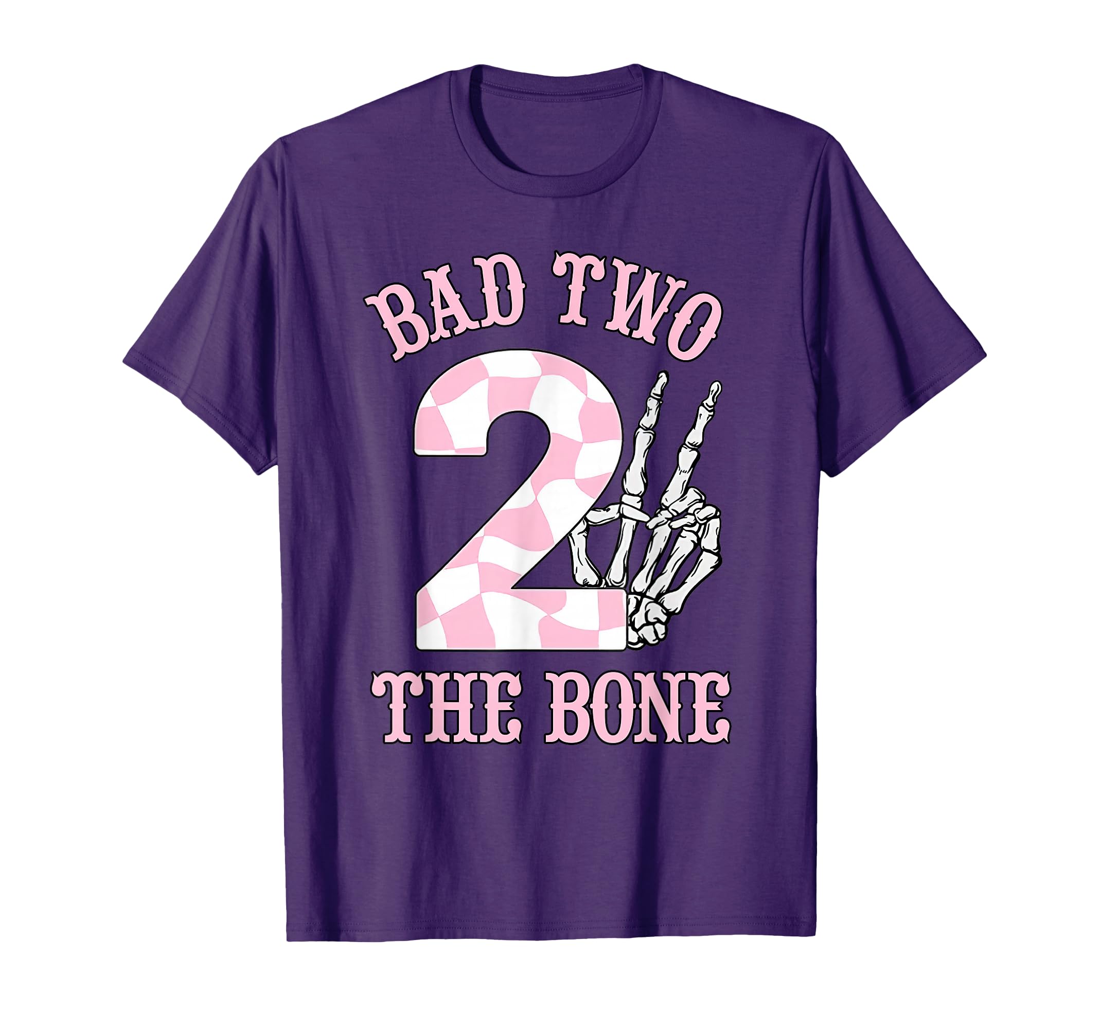 Photo 1 of 2nd Birthday Outfit Girl Bad Two The Bone Party Decorations T-Shirt