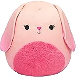 Squishmallows 14-Inch Bunny Plush - Add Brinkley to Your Squad, Ultrasoft Stuffed Animal Large Plush Toy, Official Kellytoy P