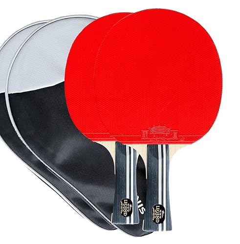 Double DHS Ping Pong Paddles Professional Level Table Tennis Rackets
