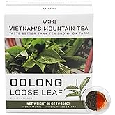 VIXI Oolong Tea Loose Leaf (16.00 Oz), Vietnam's Mountain Tea, Bold Flavored, Dried Whole Full Large Leave, 100% Natural from Ancient Tea Tree for Hot and Cold Brew