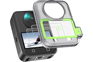 CYNOVA Osmo 360 Screen Protector for DJI Osmo 360 Accessories, with Auto Alignment Kit. Tempered Glass LCD Display Film, Ultr