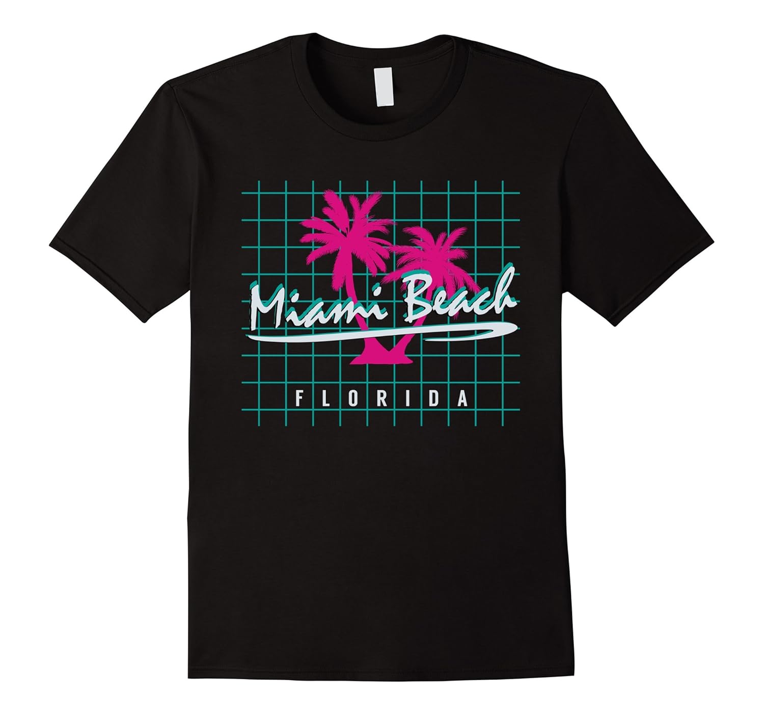 Miami Beach Florida Souvenirs T Shirt Palm TreesTD Teedep