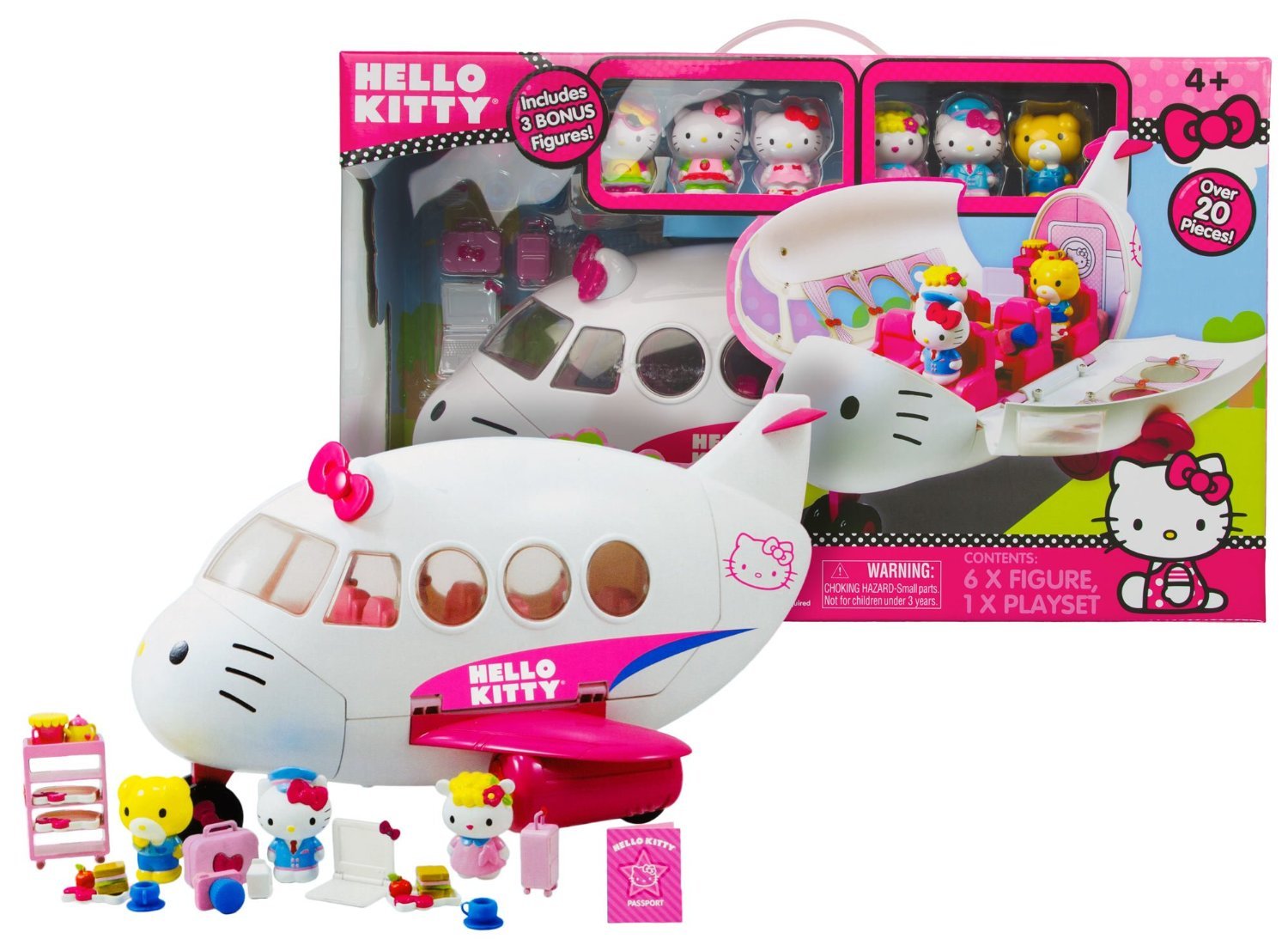 hello kitty plane toy