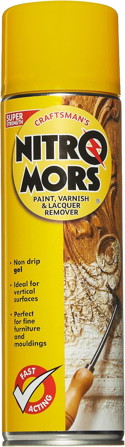 Nitromors Craftsman Aerosol Paint Stripper 500 ml Varnish Lacquer Remover