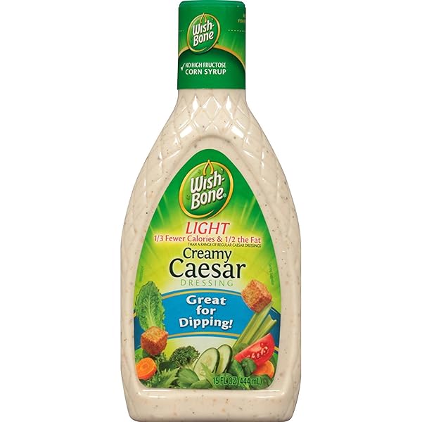 WISH-BONE LIGHT CREAMY CAESAR DRESSING, 15 FL OZ