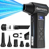 Compressed Air Duster-180000RPM Super Power Electric Air Duster, 4-Gear Adjustable Mini Blower with Type-C Fast Charging, Dus
