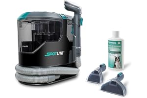 Kenmore KW2001.01 Upgrade SpotLite Portable Carpet Spot Cleaner & Pet Stain Remover, 17Kpa Powerful Suction with Versatile Tools for Upholstery, Couches, Car and Auto Detailer, Black