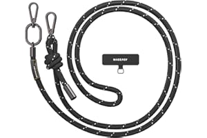 MAGEASY Crossbody Cell Phone Lanyard - Universal Phone Strap, 8.3mm Thick, Adjustable Strap for iPhone, Samsung & More