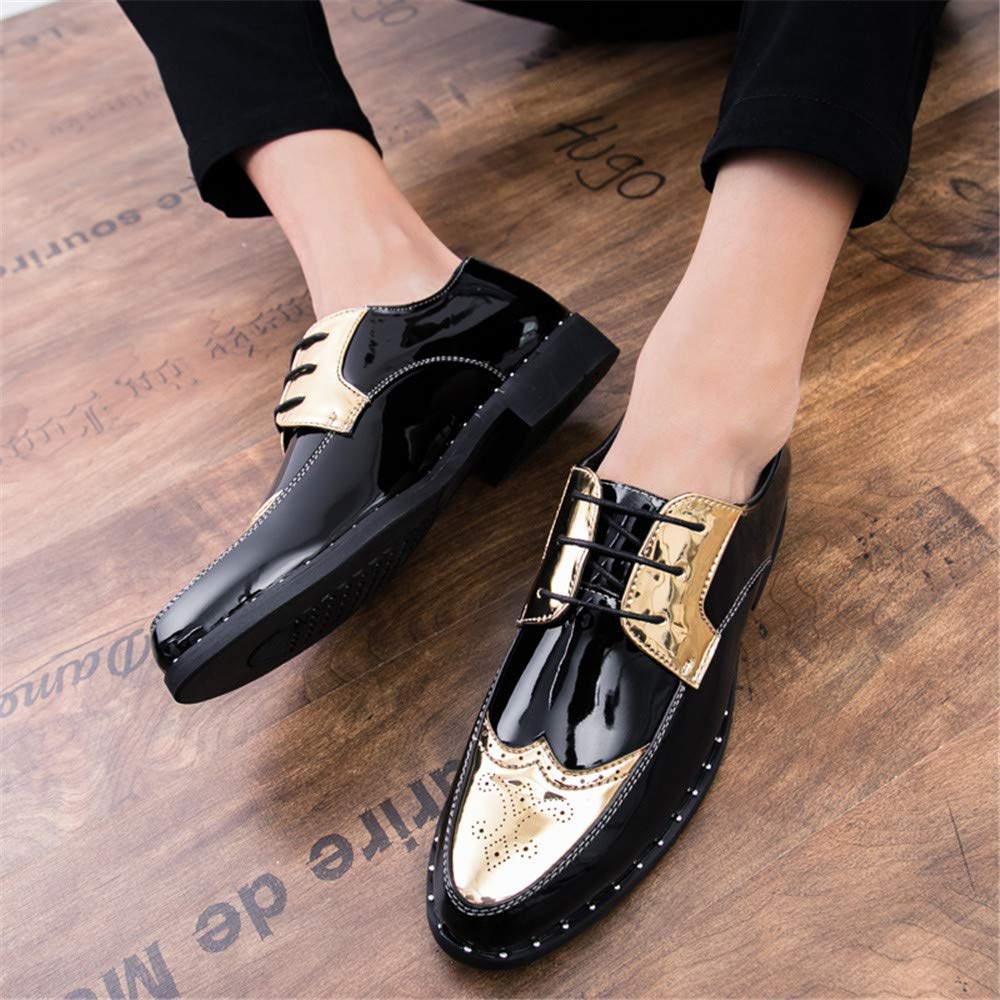 Patent Leather Brogue Shoes Clothing 