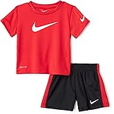 Nike Baby Dri-FIT Swoosh Tee and Shorts 2-Piece Set