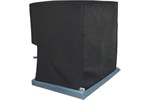 Air Conditioning System Unit Lennox Merit Model ML14XC1-030 Waterproof Black Nylon Cover by Comp Bind Technology Dimensions 2