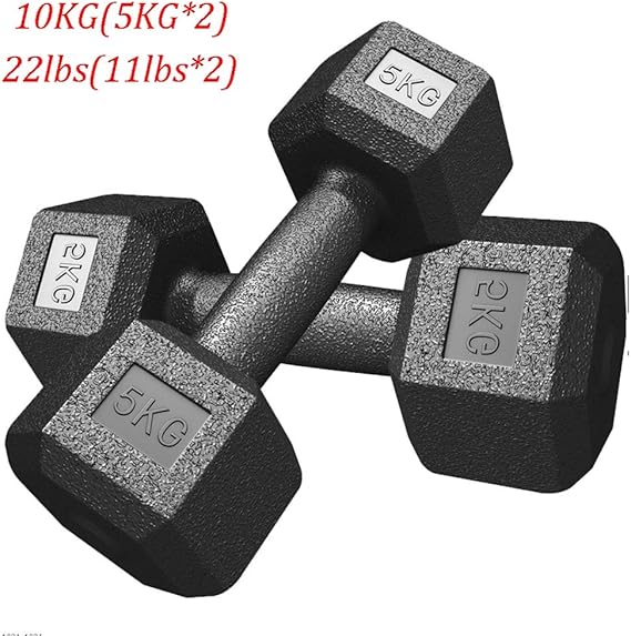 10 kg hexagon hantel