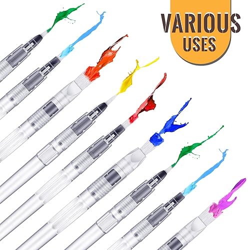 BBTO 26 Pcs Touch Up Paint Pen Refillable Wall Repair Kit Fillable