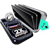 ESR 3 Pack for iPhone 17 Pro Privacy Screen Protector, Military Grade Shatterproof, 9H Hardness, Anti-spy Tempered Glass with UltraFit Tray