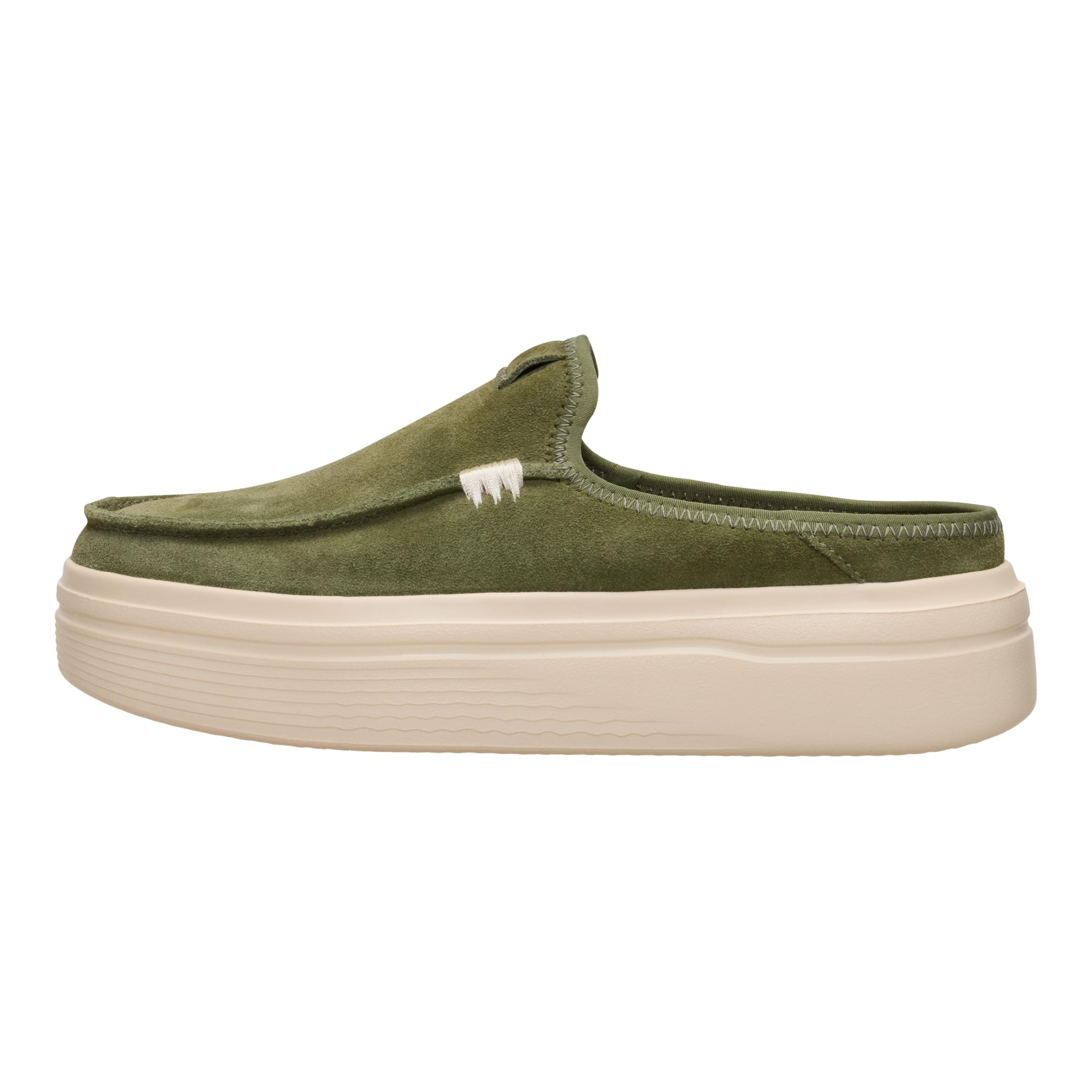 HEYDUDE Austin Lift Classic Moss Size 12, Women’s Shoes, Slip-on Loafers, Comfortable & Light-Weight Image