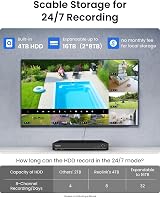 Reolink 4K PoE NVR Security System 16CH 4TB HDD 8x Outdoor Cameras RLK16-800D8 view 4
