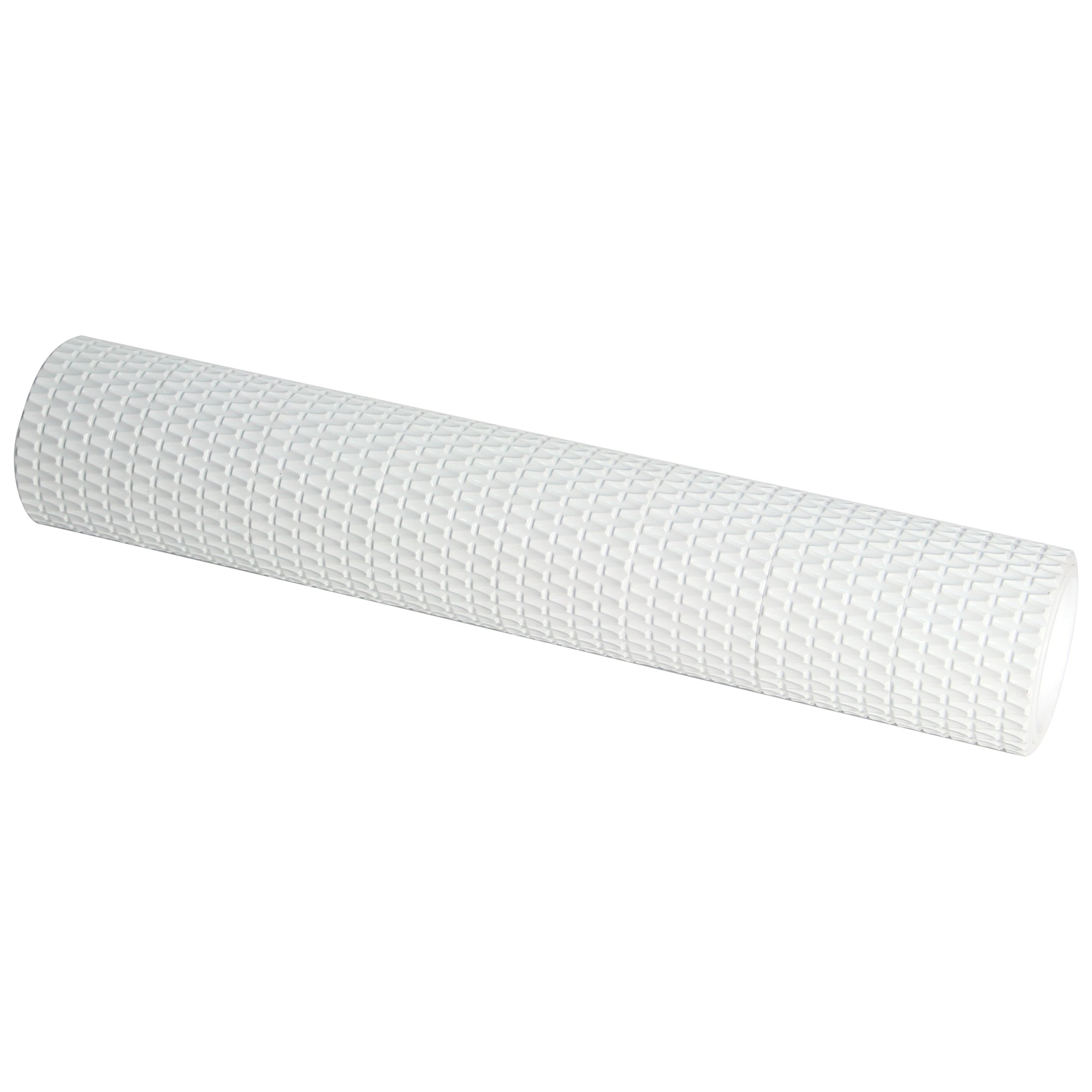 PME Fine Basketweave Rolling Pin 25 cm (10-Inches), White