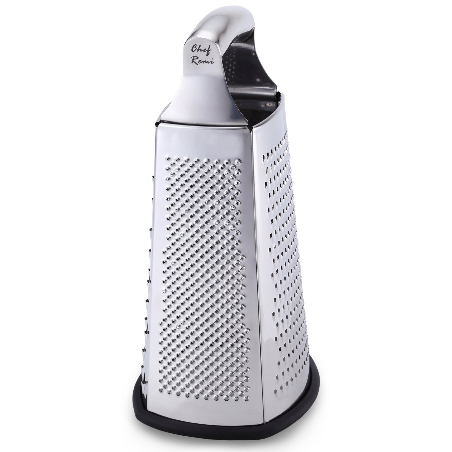 Latest Box Grater - Lifetime Replacement Warranty – Rated No.1 Stainless Steel Food Grater for Hard & Soft Cheese, Vegetables, Ginger, Zesting Lemon, Orange, Nuts – Time Saving Tool For Everyday Cooks