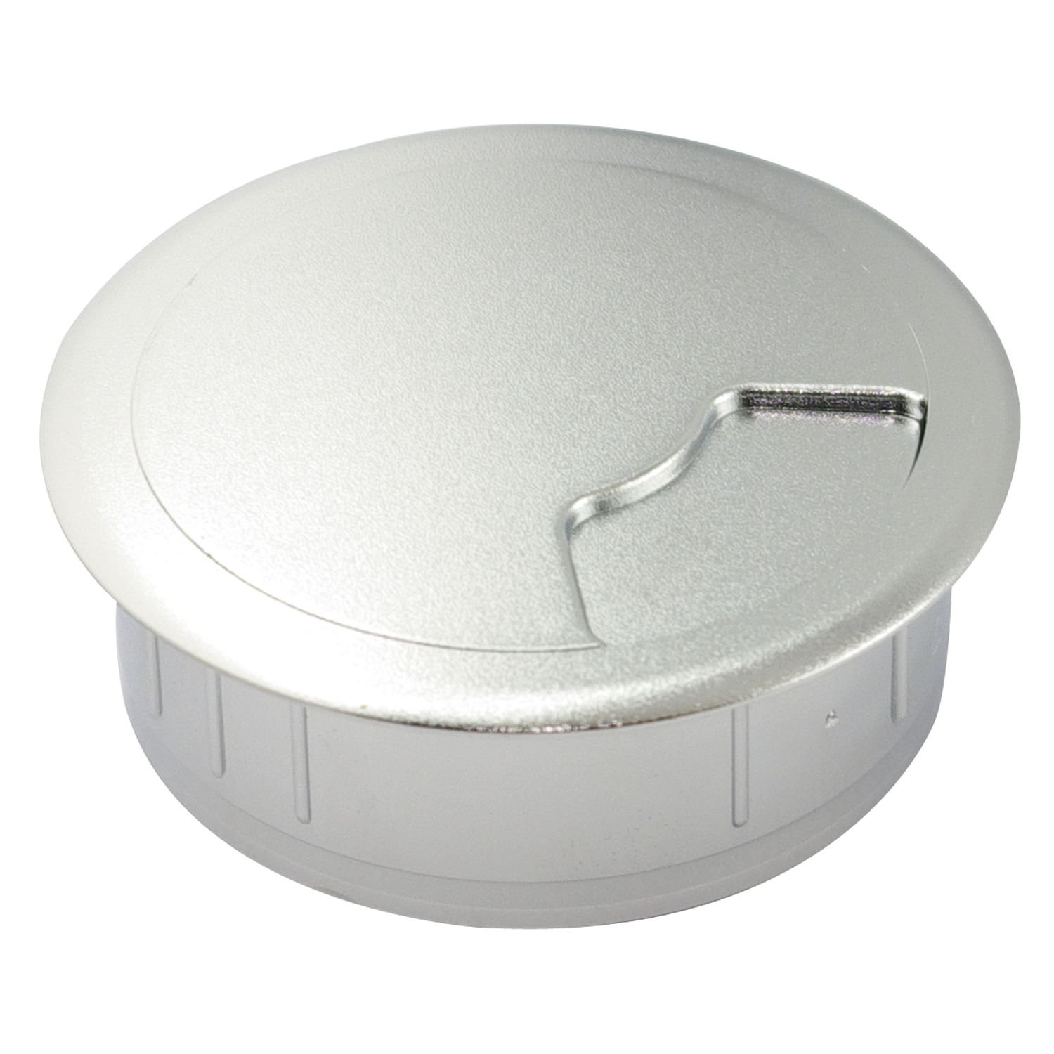 Secotec D80 mm Chrome Matt/1 Cable Passage 80 mm 1 Pack