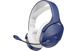 HyperX Cloud Jet – Dual Wireless Gaming Headset, 2.4GHz dongle, Bluetooth 5.3, PC, PS5, Mobile, USB-A – Light Blue