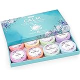 CalmNFiz Shower Steamers Aromatherapy Gift Set-8 Pack Bath Bombs Gift for Mom & Lover with Essential Oil for Home SPA & Self 