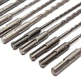 TOPWAY 17Pcs SDS Plus Drill Bit Set with Chisels Case Concrete Masonry Bits view 3