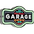 Big Daddy's Garage - Reproduction Vintage Advertising Marquee Sign - Battery Powered LED Neon Style Light,Plastic- 17 x 10 x 3 Inches