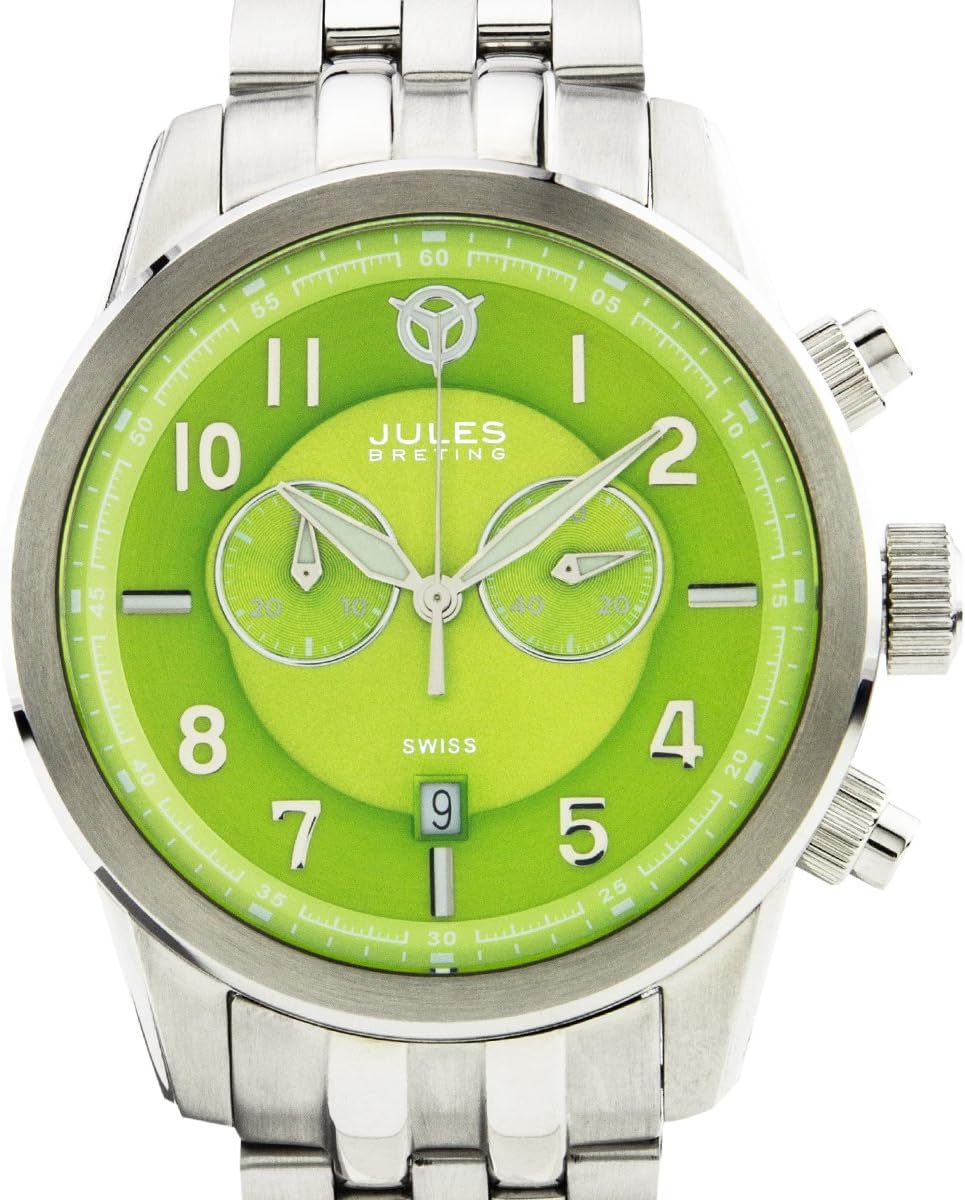 Jules Breting Geidi Prime Men's Swiss Quartz Chronograph, Sapphire Crystal, Superluminova