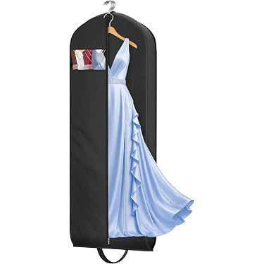long dress bags amazon Amazon.com: 72" Long Dress Bags for Gowns - Wedding Dress Garment Bag for Dresses - Long Garment Bags for Hanging Clothes & Closet Storage
