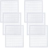 BeeQuestify 6 Pcs 10 Frame Plastic Queen Excluders, Queen Bee Excluder for Beehive Separating Queen Bees from Honey Beekeeping Tools Supplies, White