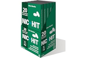 Nic-Hit Quit Smoking Aid Nicotine Mini Lozenge Mint Flavor 1 mg -100 lozenges