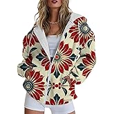 domirica Lightweight Hoodies Womens Casual Comfy Zipper Long Sleeve Drawstring Spring Sweatshirt Elegent Boho Street Clothes