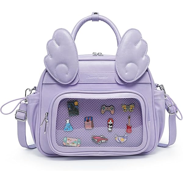 Y2K Angel Wing Ita Bag - 3-in-1 Convertible Crossbody, Backpack & Handbag for Vanwalk Lucky Star Series Angel main image 3