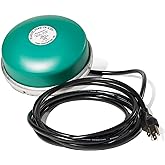 Farm Innovators 1250 Watts 7.5 Inch Cast Aluminum Floating Outdoor Pond De Icer Heater with Built in Thermostat Control and 10 Foot Cord, Green