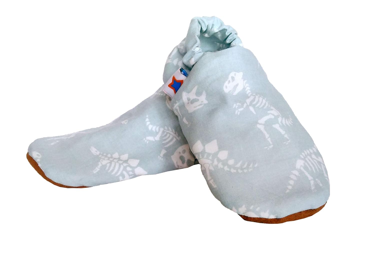 dinosaur baby booties