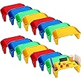Kisston 12 Pcs Kids Lap Desk Bulk Tray Lap Table Bed Table Plastic Desk with Extra Storage Space Activities Children Portable for Kids Students Work Study School Classroom(Colorful)