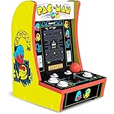Arcade1Up Pac-Man Countercade Countertop Arcade Machine, 3 Retro Games | 7-Inch LCD Screen and Full Size Real Feel Joysticks and Buttons