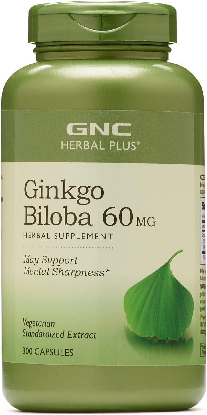 GNC Herbal Plus Ginkgo Biloba 60 MG: Health & Personal Care