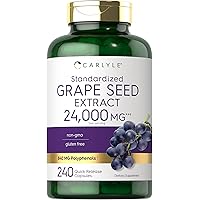 Amazon.com: Carlyle Grape Seed Extract 4,000mg | 120 Quick Release