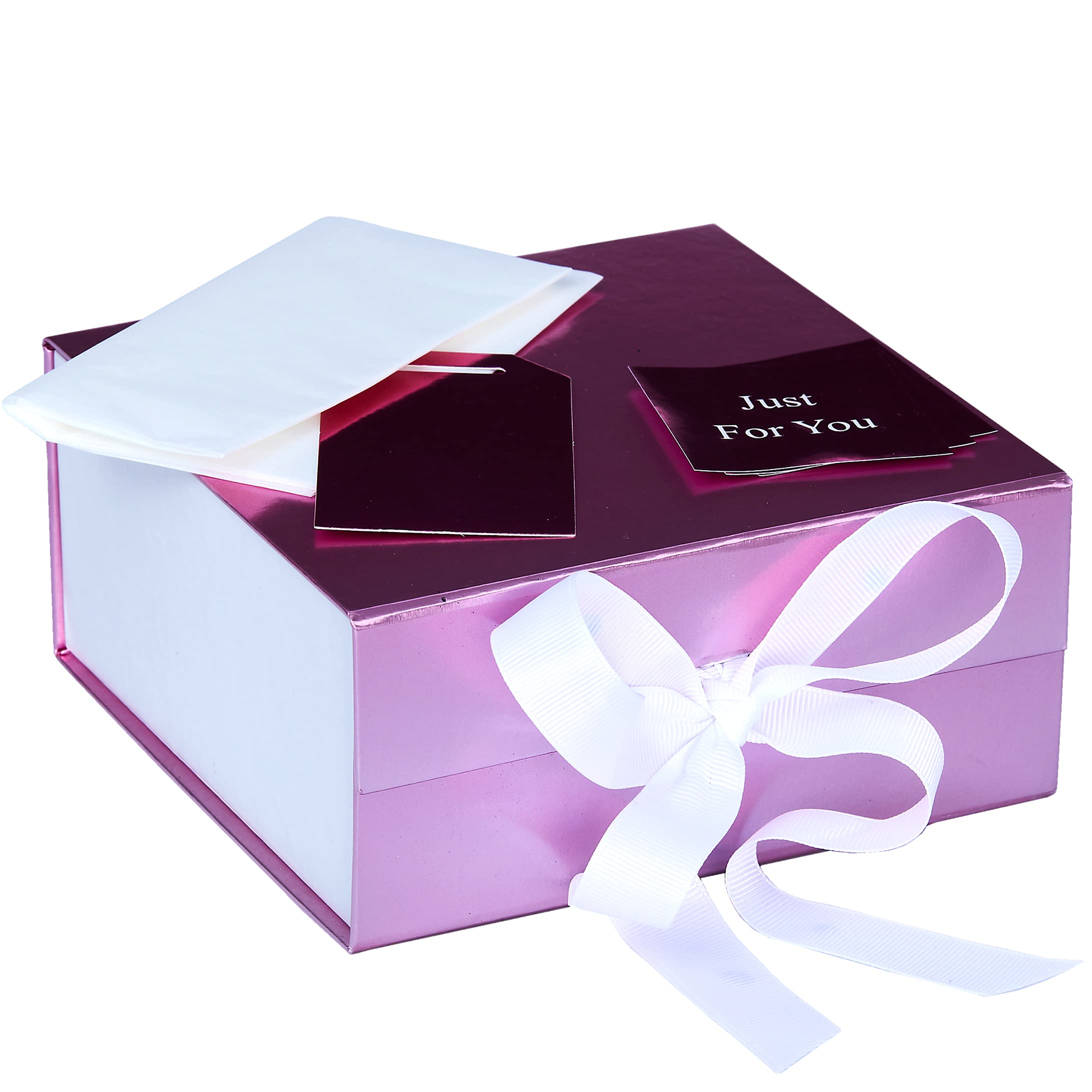 Design By Violet Foil Gift Box, Small, Baby Pink