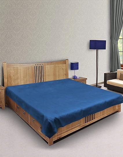 Unique Productions Baby Plastic Sheet/Waterproof Mattress Protector (Blue, 6x6.5 ft)