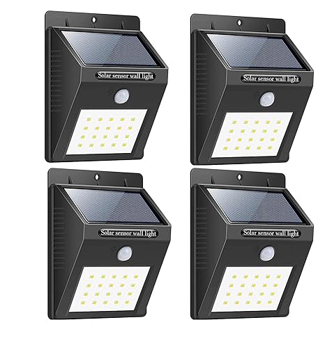Bigsavings. Light-Solar Powered Cordless Outdoor Led Motion Sensor Path and Security Light