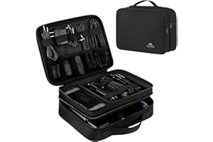MATEIN Electronics Travel Organizer, Water Resistant Cable Organizer Bag with Handle, Portable Electronic Accessories Case fo