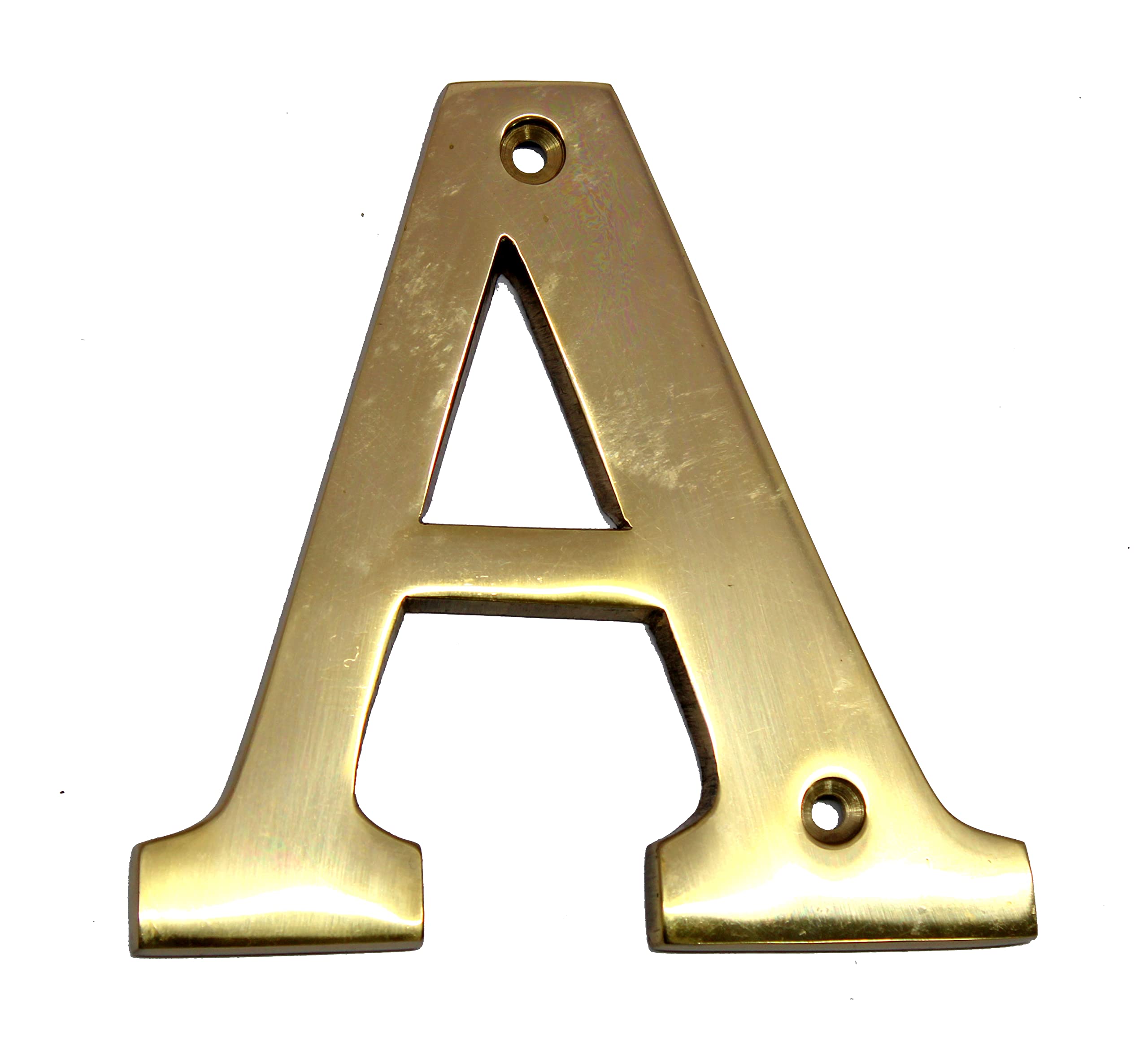 esplanade Brass House Hotel Door Name - Wall Door Plaque Alphabet Letter "Z" - 4" Inches ("A" Alphabet - 4)