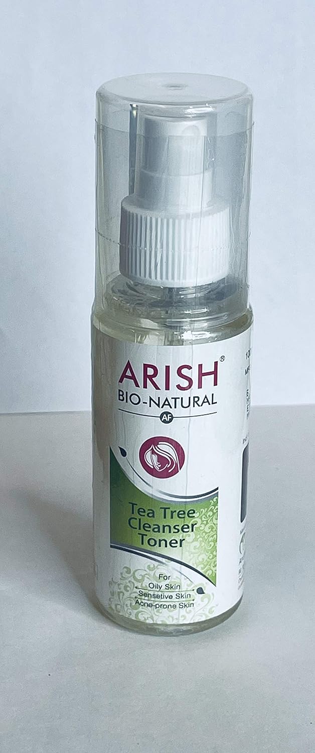 arish tea tree cleanser toner