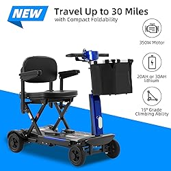 Mbxcooter MS20-F Foldable Mobility Scooter for